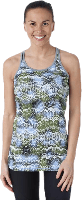 Long Racerback AOP Blue