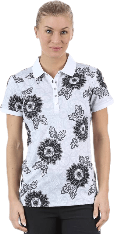 Poloshirt All Over Print Grey