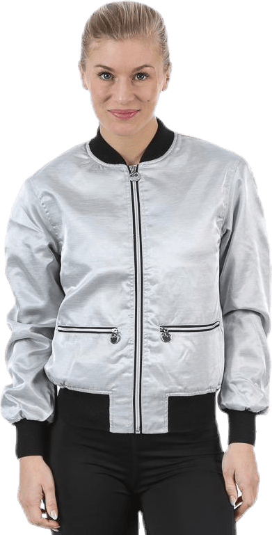Blink Bomber Jacket Silver, Female, Abbigliamento, giacche, Allenamento, Argento, L