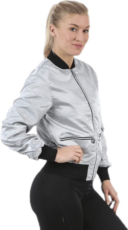 Blink Bomber Jacket Silver - Bild 3