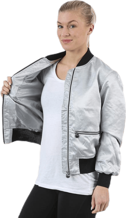 Blink Bomber Jacket Silver - Bild 4