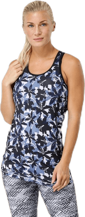 Long Racerback AOP Blue