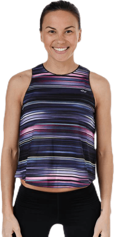 Aim High Singlet Patterned/Black, Female, Apparels, Tops, Workout, Patterned/Black, XL