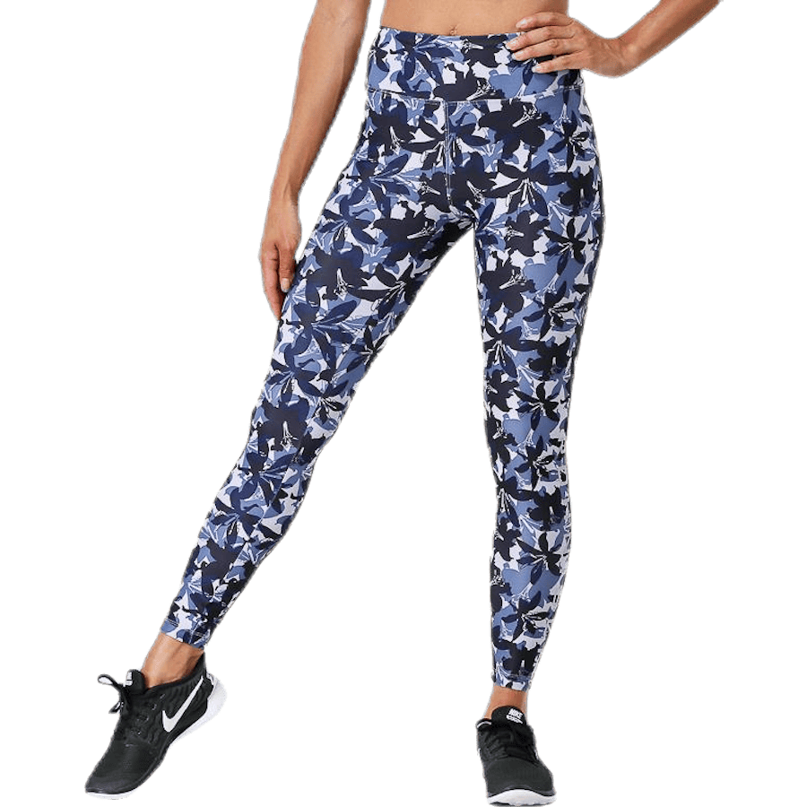 Flattering AOP Tights Blue