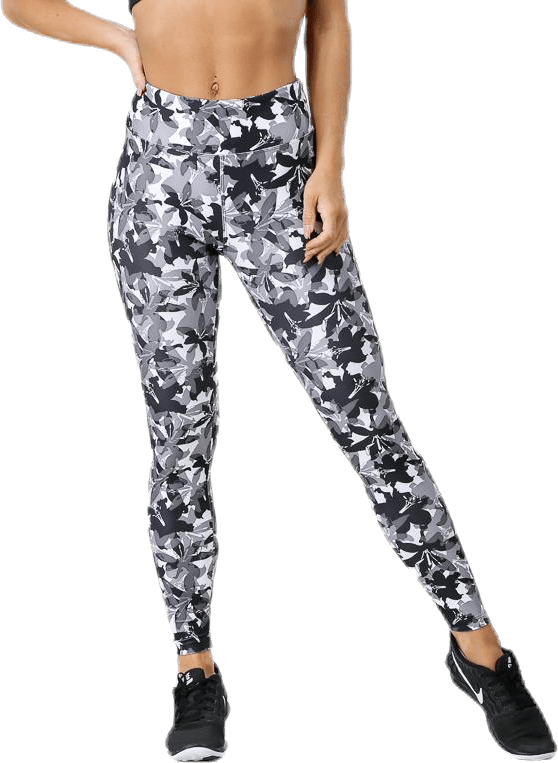 Flattering AOP Tights Grey