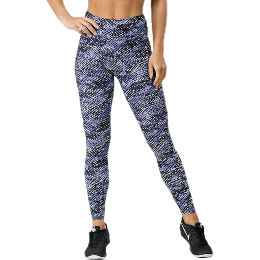 Flattering AOP Tights Blue/Patterned