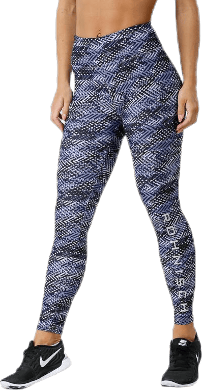 Flattering AOP Tights Blue/Patterned - Bild 2