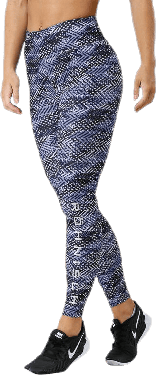 Flattering AOP Tights Blue/Patterned - Bild 3