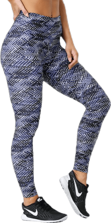 Flattering AOP Tights Blue/Patterned - Bild 6