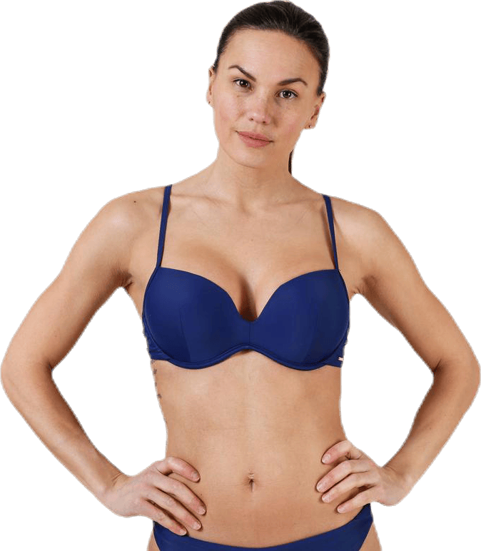 Wire Bra Blue, Female, Apparels, Swimwear, Swimming, Blue, M