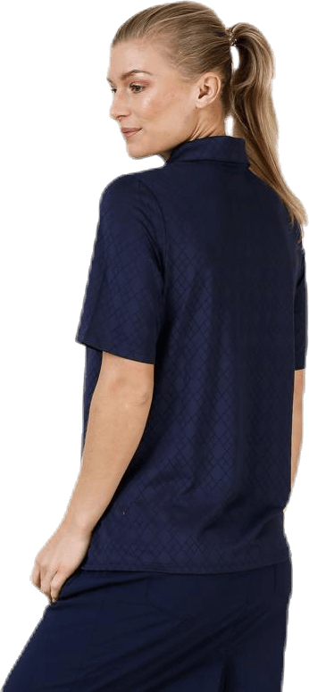 Argyle Poloshirt Blue - Bild 2