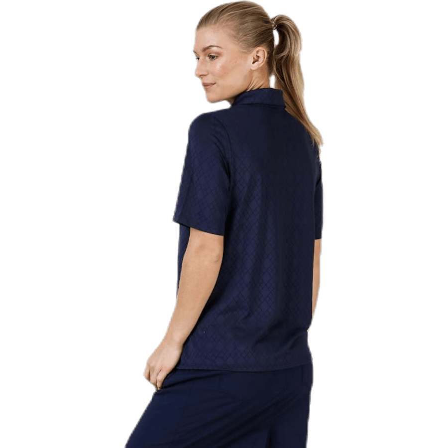 Argyle Poloshirt Blue - Bild 2