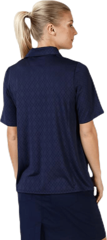 Argyle Poloshirt Blue - Bild 3