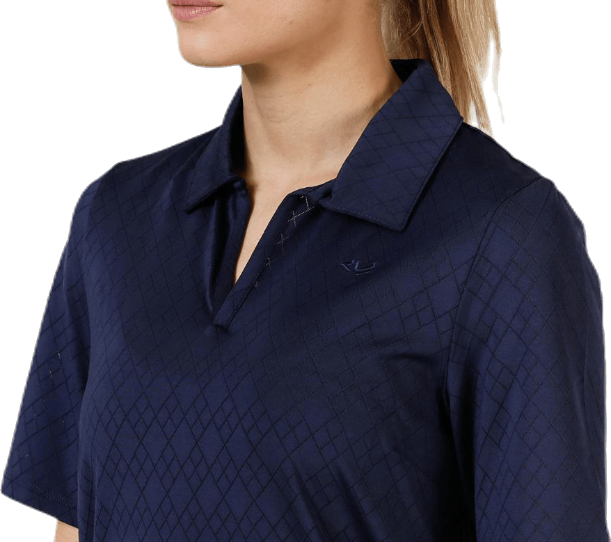 Argyle Poloshirt Blue - Bild 5