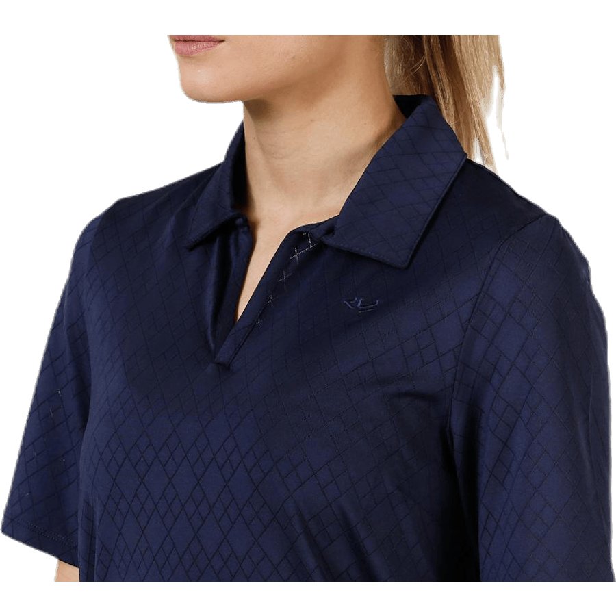 Argyle Poloshirt Blue - Bild 5