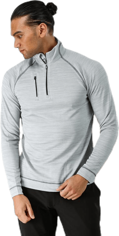 Chambers Half Zip Grey, Male, Apparels, Shirts, Golf, Grey, XXXL