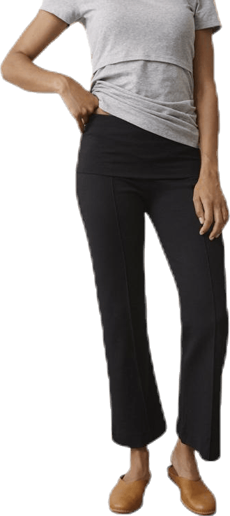 Once-On-Never-Off Cropped Pants Black - Bild 4