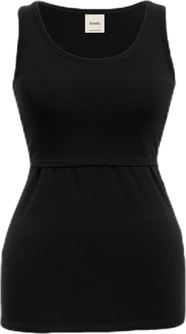 Classic Tank Top Black, Female, Apparels, Tops, Black, XL