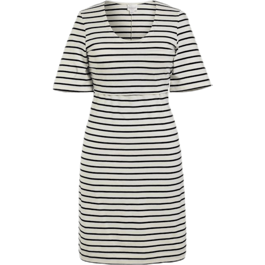 Simone SS Dress Blue/White