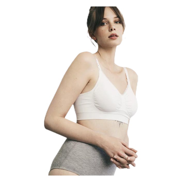 Fast Food Classic Bra White, Female, Apparels, maternity, White, S