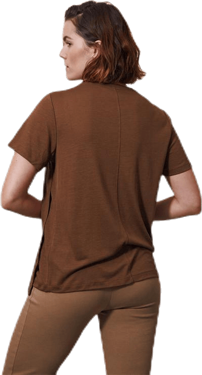The-Shirt V-neck Brown - Bild 2