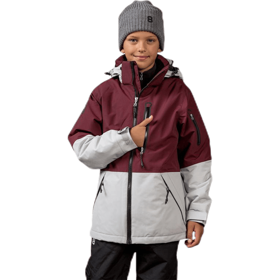 Kaman Junior Jacket Grey/Red - Bild 4