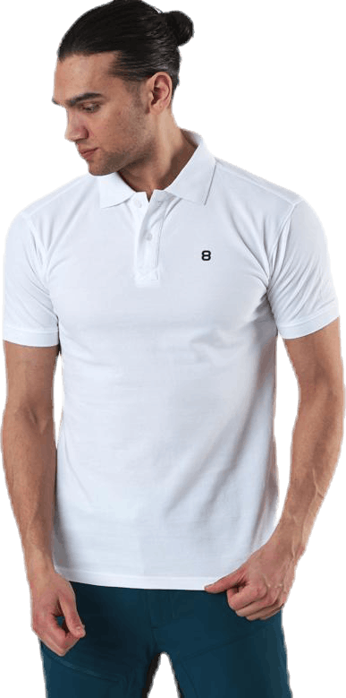 Corp Pique White, Male, Apparels, T-shirt, White, L