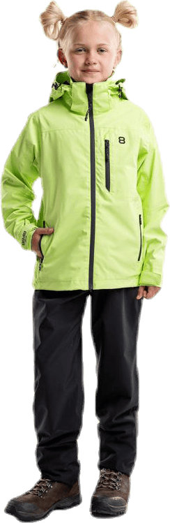 Wyatt Junior Waterproof Shell Green, Unisex, Apparels, jackets, Green, 170