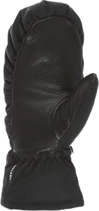 Primaloft Leather Mitt Black