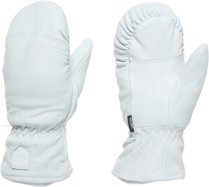 Leather Box Mitt White, Female, Odevy, čiapky a čiapky, Alpské športy, Biely, 5