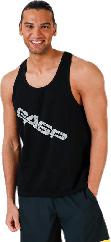Vintage T-back Black, Male, Kleding, Tops, Training, Zwart, XL