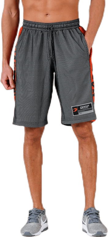 No1 mesh shorts Orange/Black, Male, Ropa, Pantalones cortos, Fitness, Naranja/Negro, M