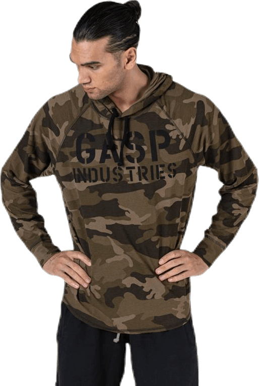 L/S Thermal Hoodie Patterned, Male, Bekleidung, Hemden, Trainieren, Gemustert, XS