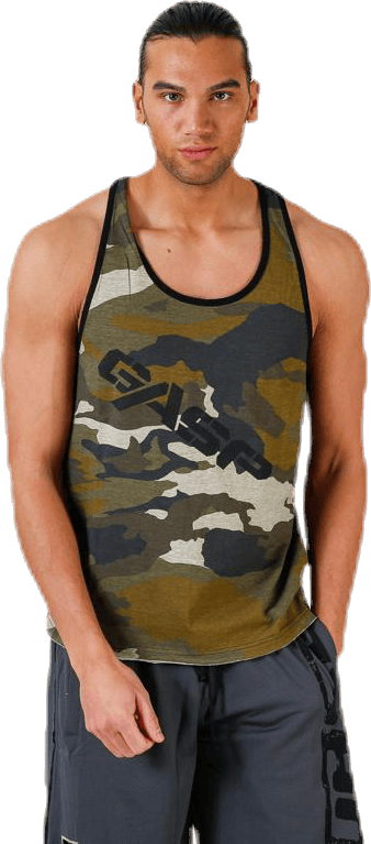 Vintage T-back Patterned/Green