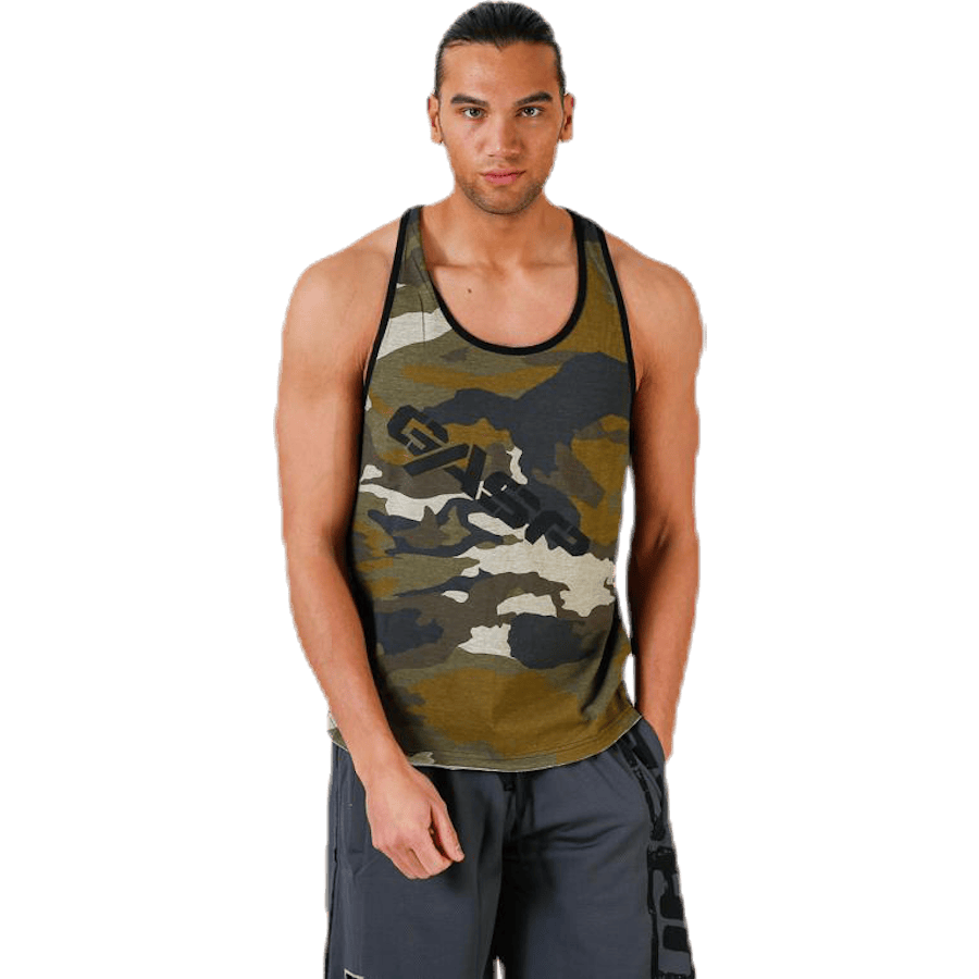 Vintage T-back Patterned/Green