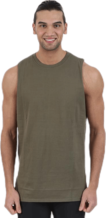 Bronx Tank Green, Male, Apparels, Tops, Workout, Green, S