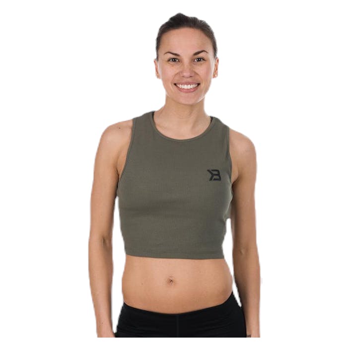 Astoria Laced Tank Green, Female, Apparels, Tops, Workout, Green, L
