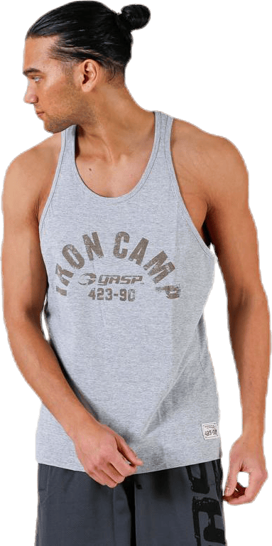 Throwback tank Grey, Male, Apparels, Tops, Workout, Grey, M
