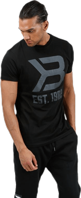 Washington tee       Black, Male, Kleding, T-shirt, Training, Zwart, L