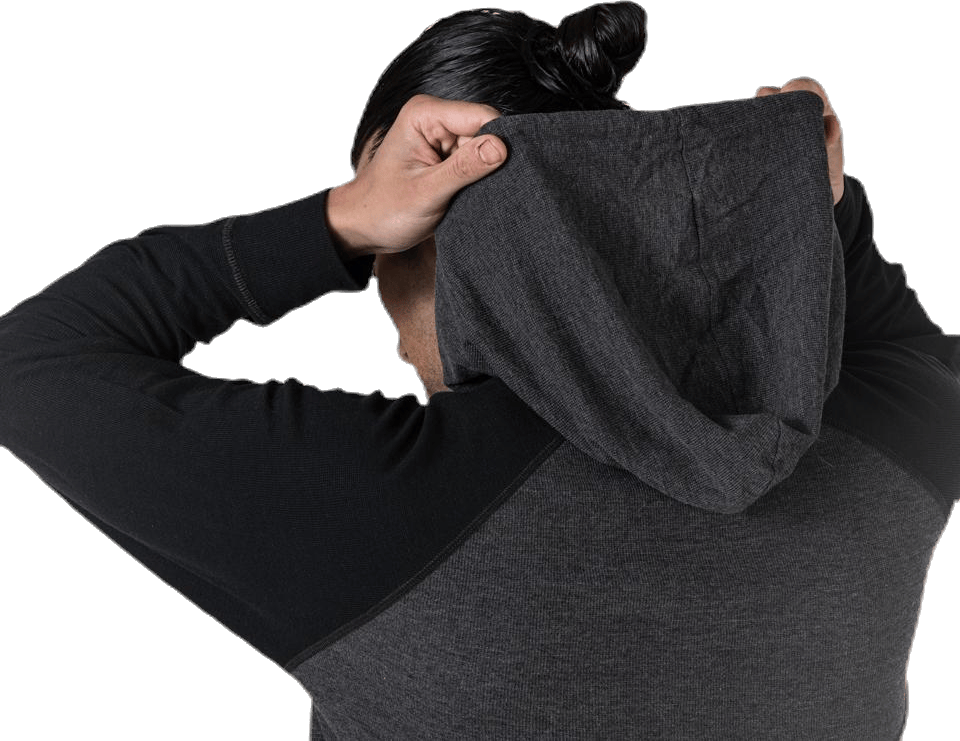 L/S Thermal Hoodie Grey - Bild 4