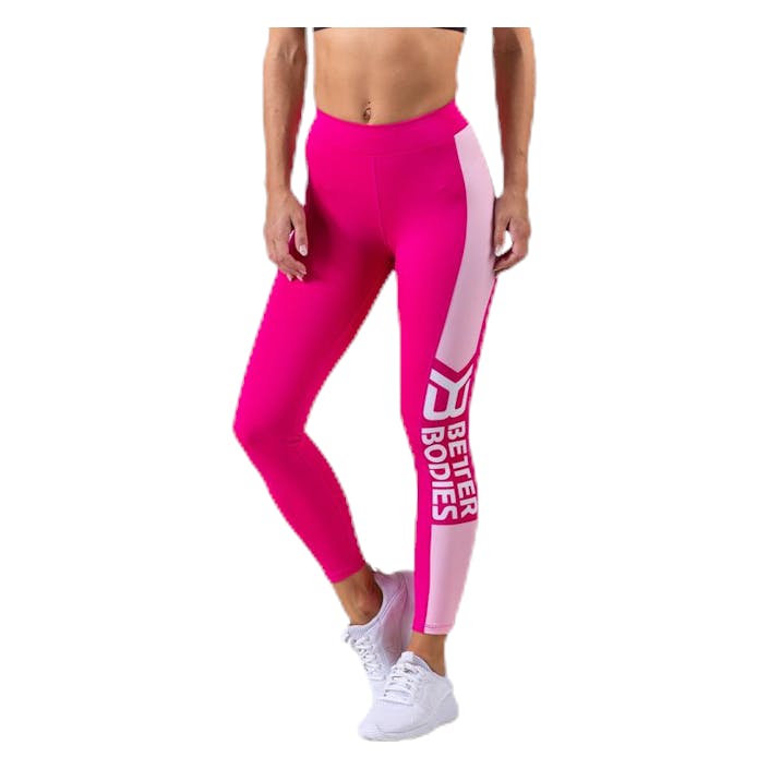 Chrystie High Tights Pink, Female, Apparels, Leggings, Workout, Pink, L