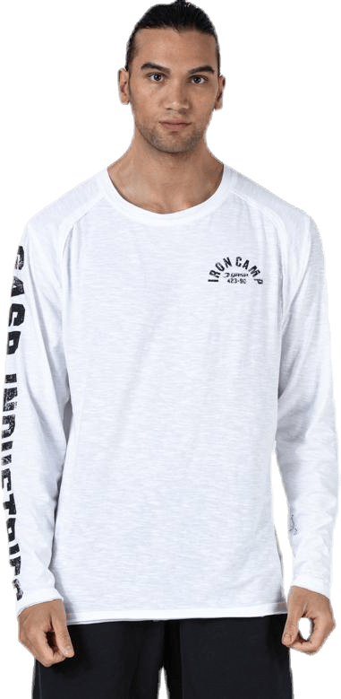 Throwback LS Tee White