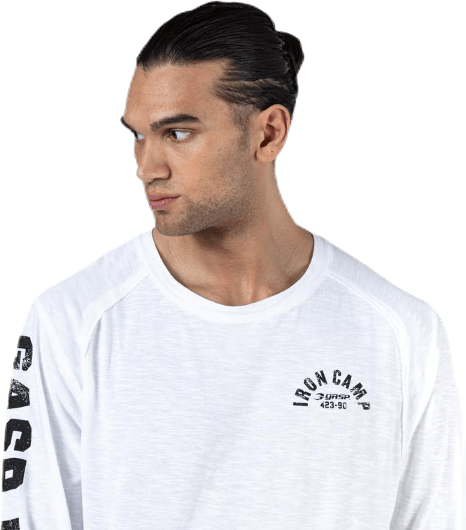 Throwback LS Tee White - Bild 2