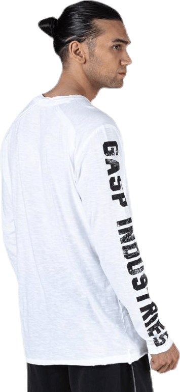 Throwback LS Tee White - Bild 3