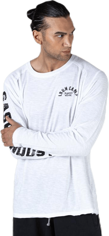 Throwback LS Tee White - Bild 4