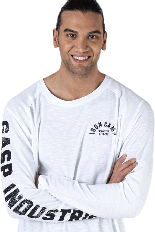 Throwback LS Tee White - Bild 5