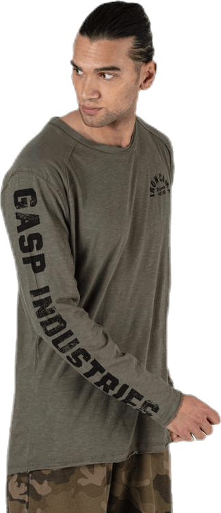 Throwback LS Tee Green - Bild 4