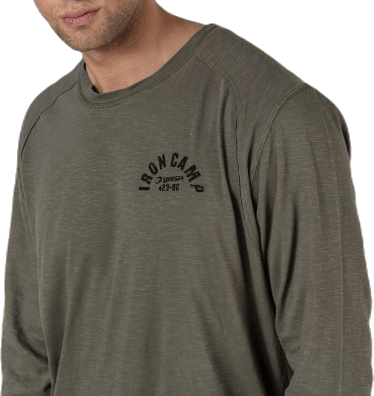 Throwback LS Tee Green - Bild 5