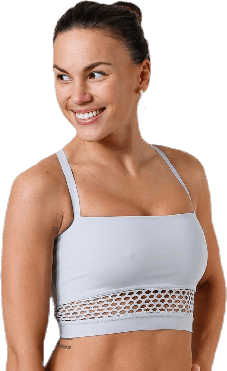 Waverly Mesh Bra Grey, Female, Odzież, Stanik sportowy, Bieganie, Szary, M