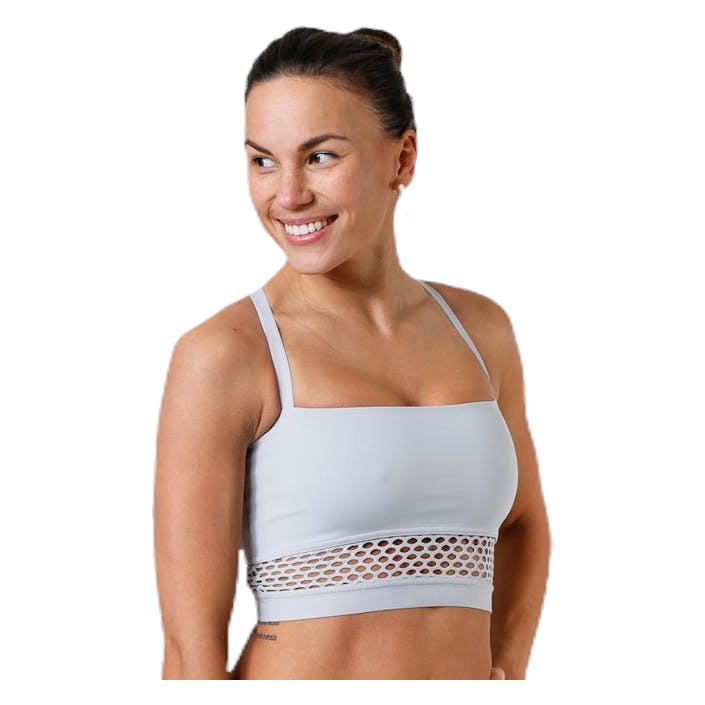 Waverly Mesh Bra Grey, Female, Vêtements, Soutien-gorge de sport, Courses, Gris, S